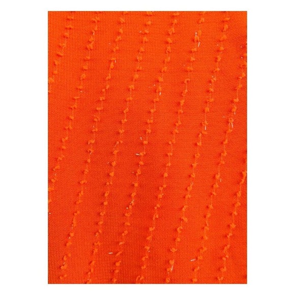 MICHAEL KORS WOMENS pullover FAUX-WRAP RUFFLE MINI with flutter sleeves - Picture 3 of 3